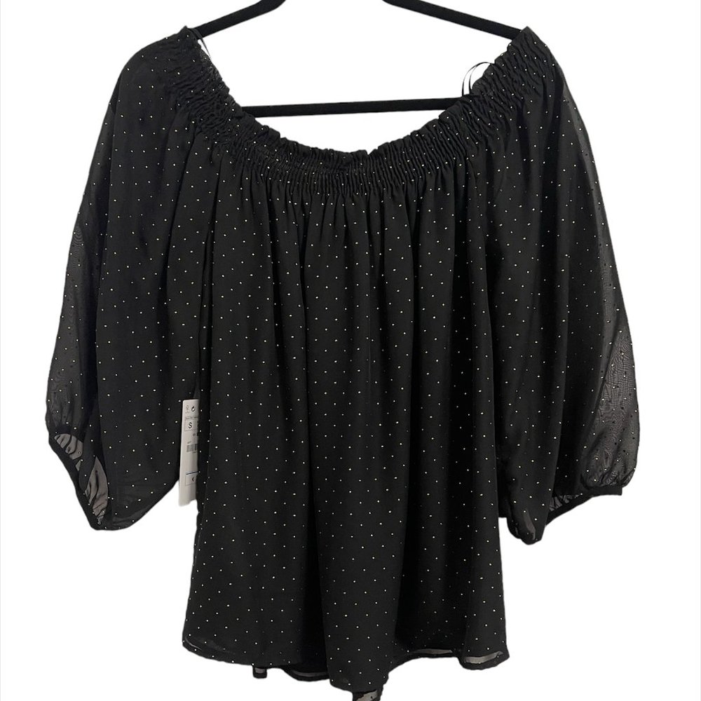 Zara Basic Black Top - S